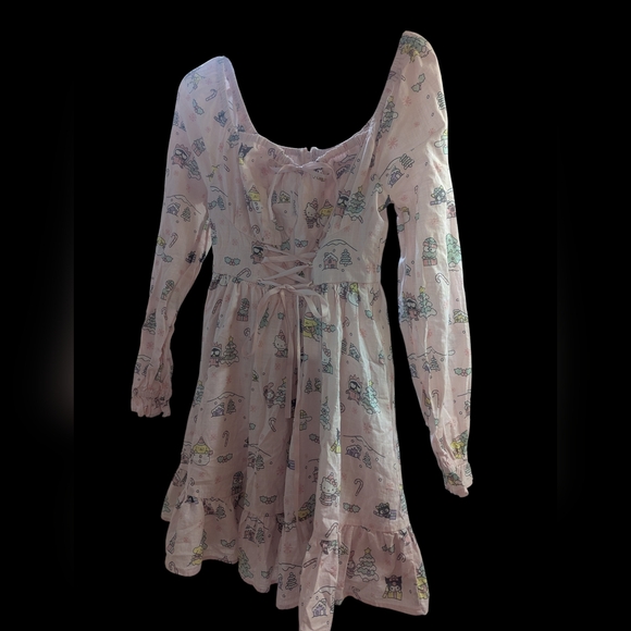 Hello Kitty Christmas Dress Size Medium - Picture 4 of 11